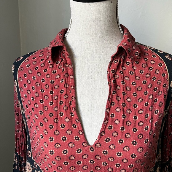 Free People Changing Times Boho Top size xsmall - Picture 3 of 14